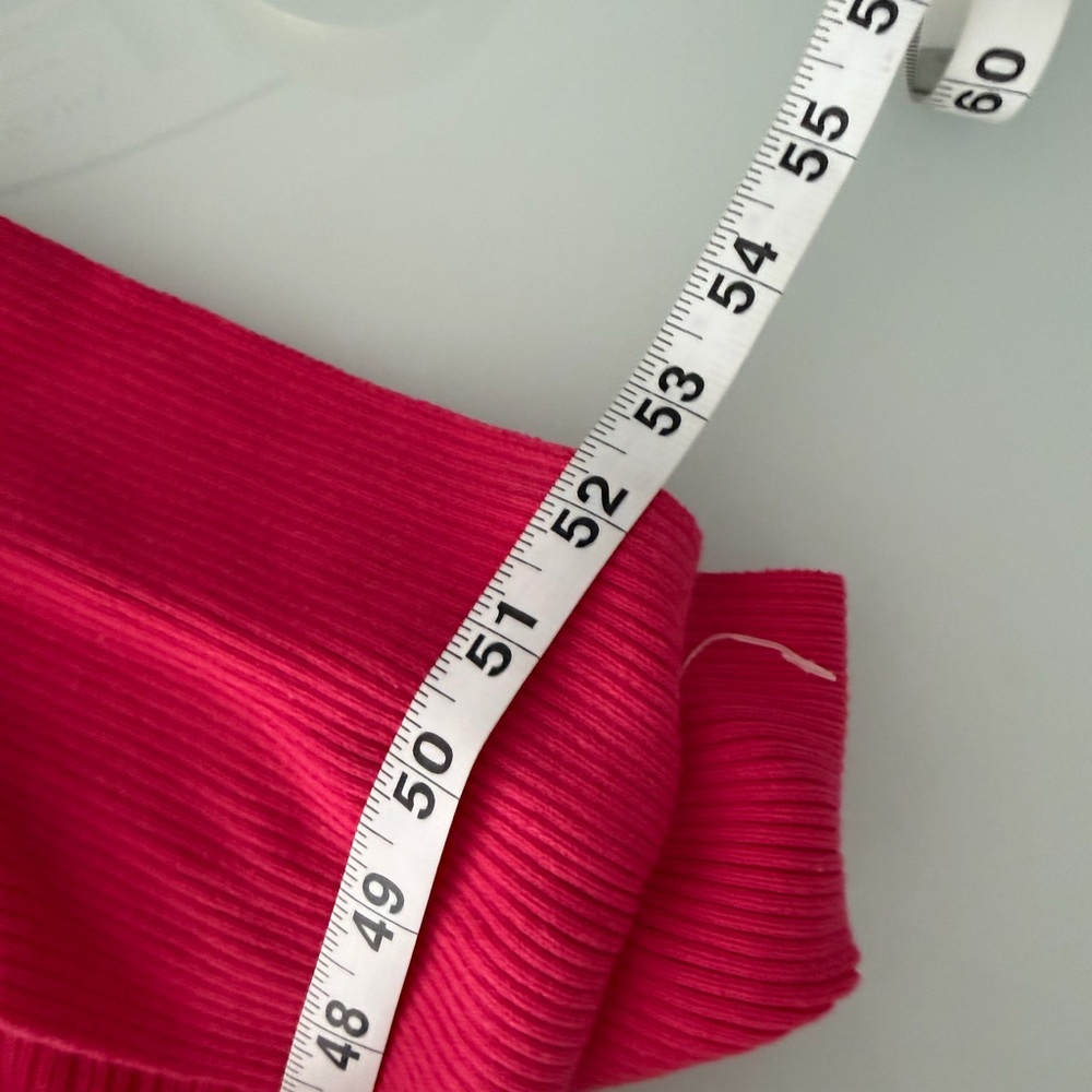 Anna Quan Off‑Shoulder Pleated Maxi Dress in Bright Pink - Picture 6 of 6